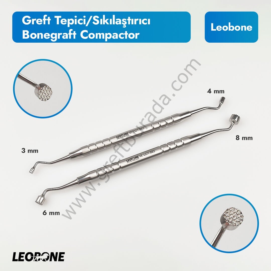 Greft Tepici/Sıkılaştırıcı (Bonegraft Compactor)