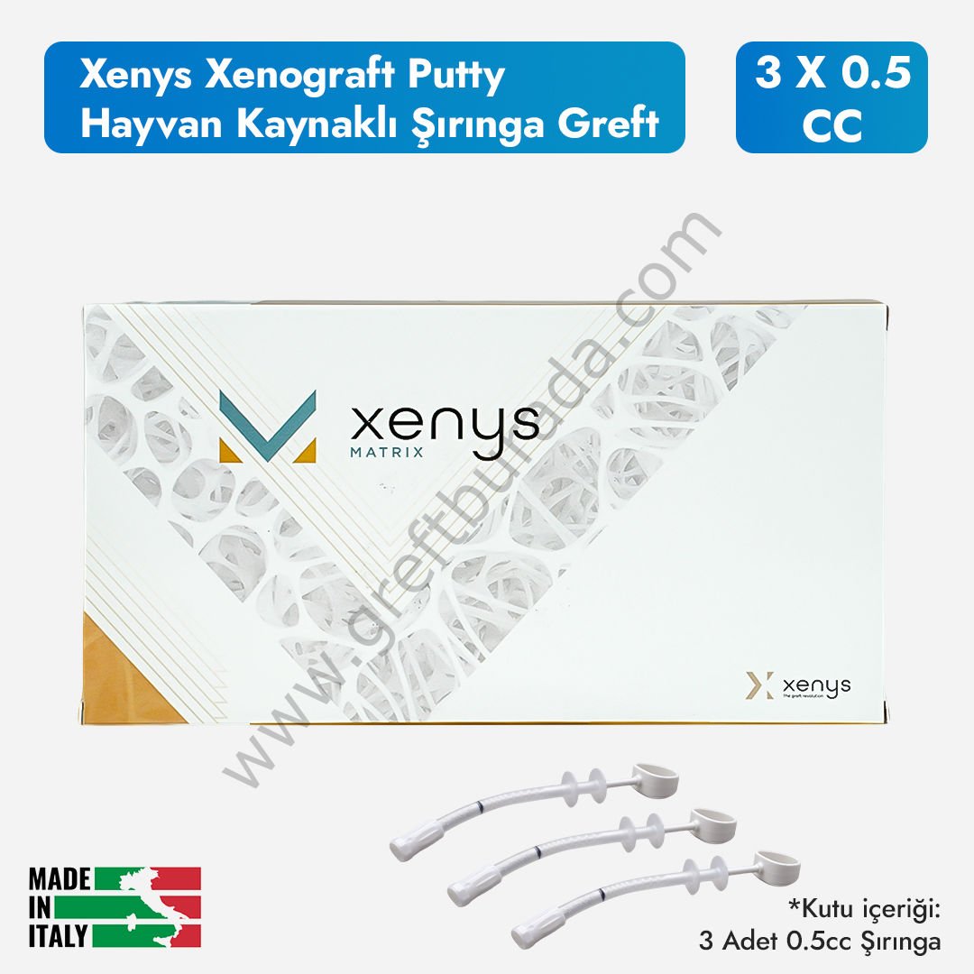 Xenys Hayvansal Kaynaklı Dental Putty (3 x 0.5cc)