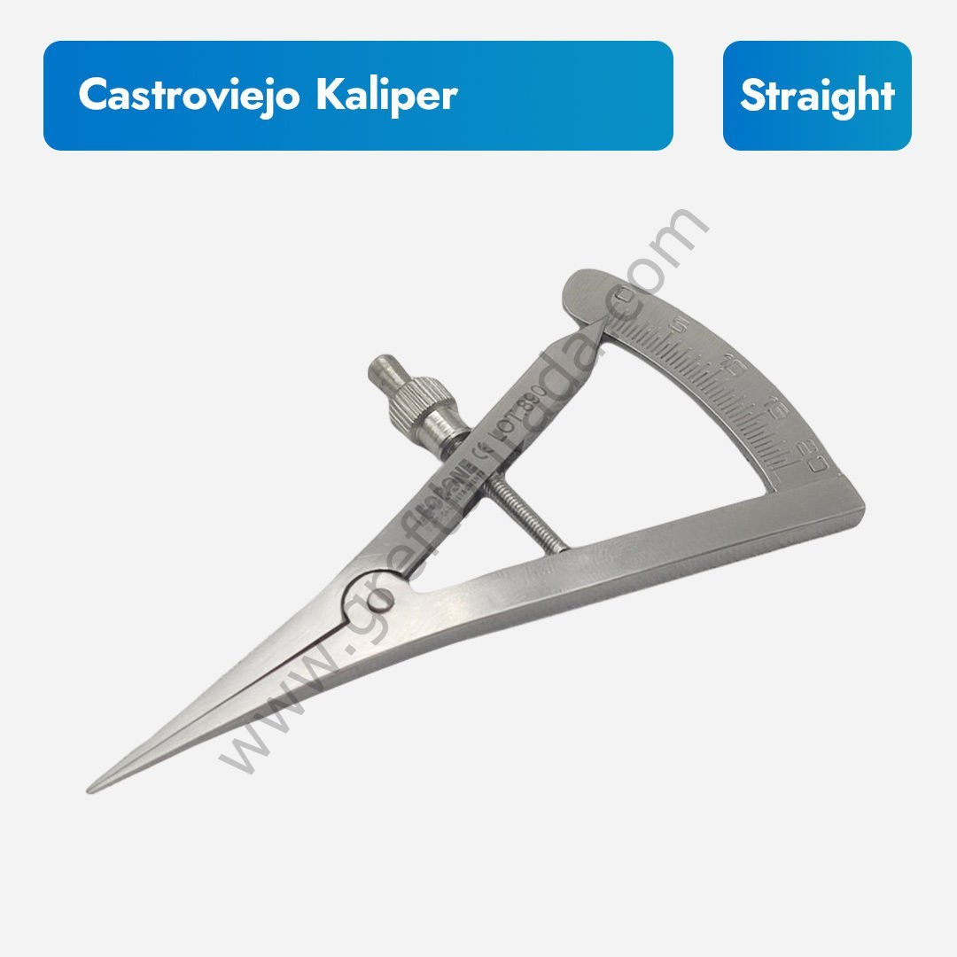 Castroviejo Kaliper Düz