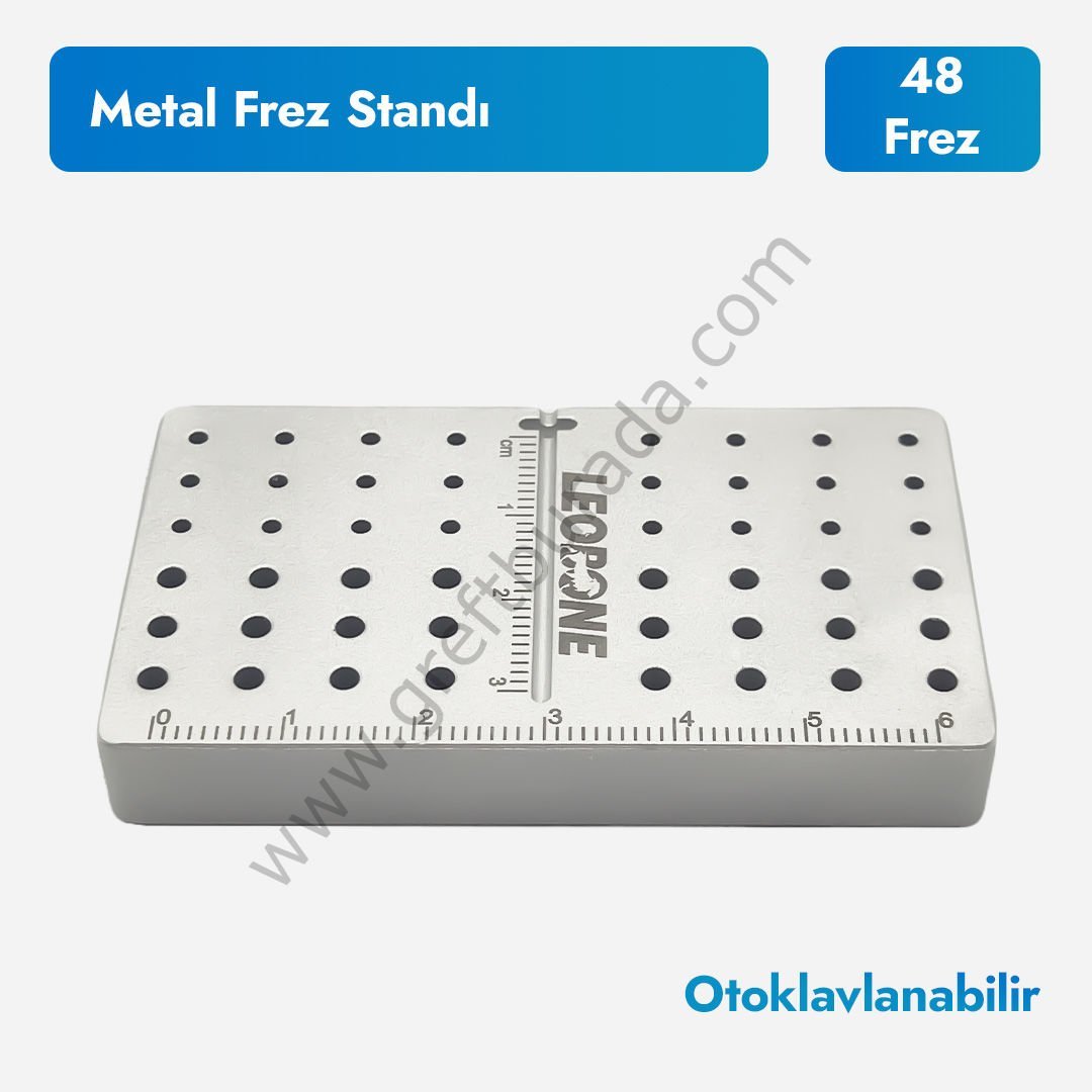 Otoklavnabilir Metal Frez Standı