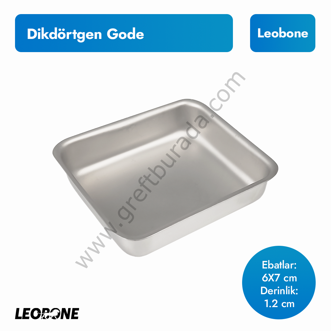 Dikdörtgen Gode/Serum Tası