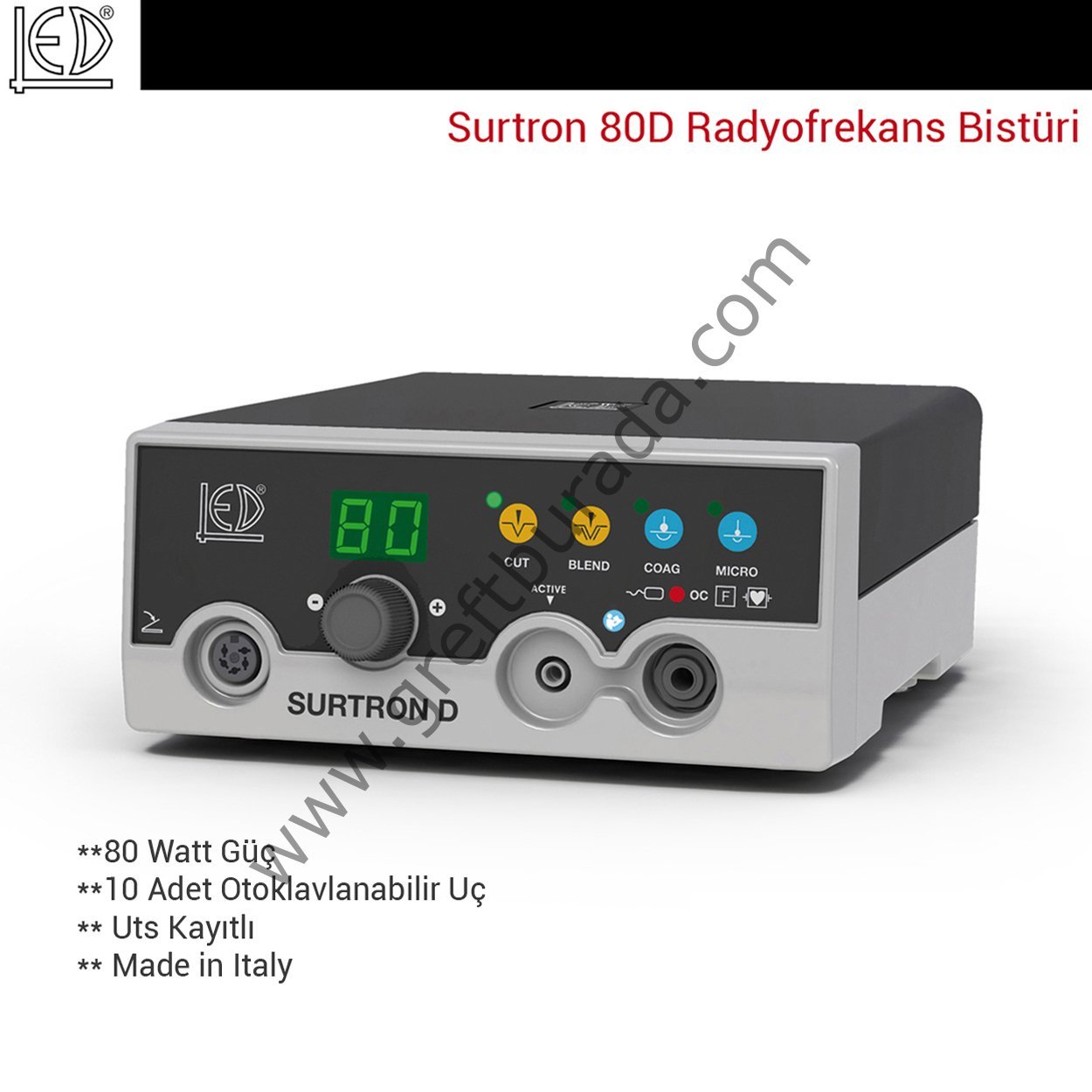 SURTRON 80D Radyofrekans Bistüri