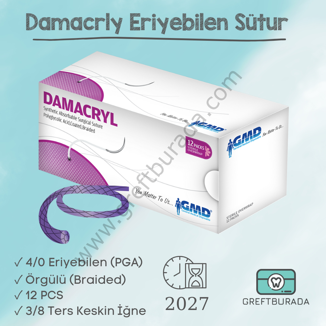 Damacrly Eriyebilen Sütur
