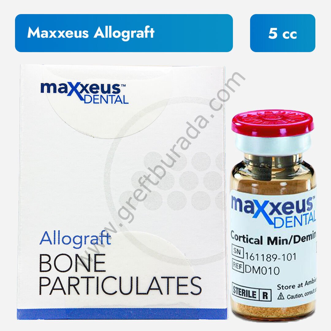 Maxxeus Allograft İnsan Kaynaklı Kemik Grefti 5 cc İnce(0.5-1 mm)