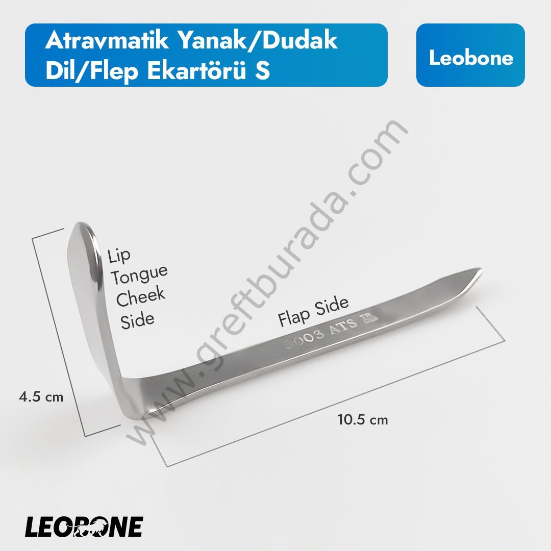 Leobone Atravmatik Yanak/Dudak/Dil/Flep Ekartörü S