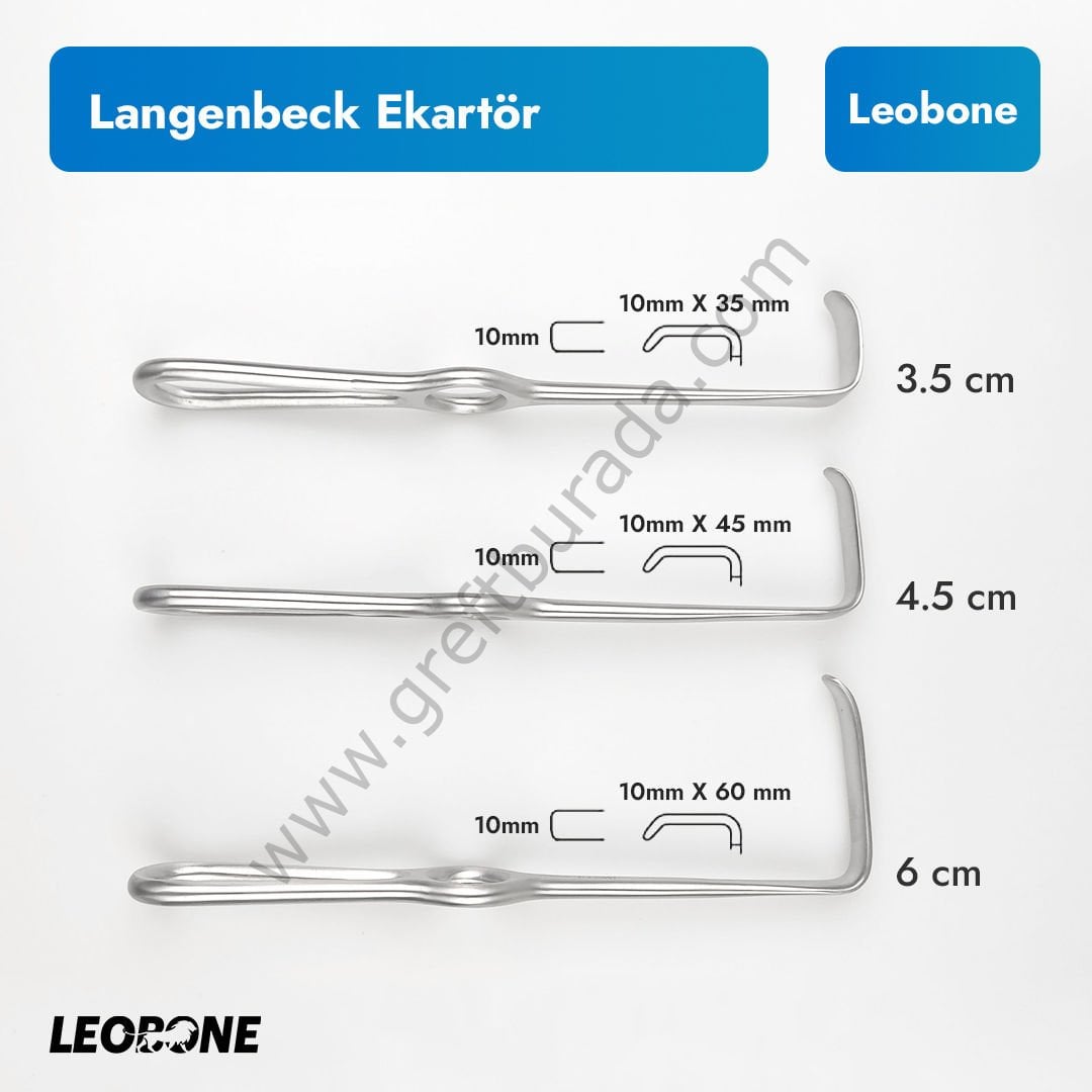 Langenbeck Ekartör 6 cm