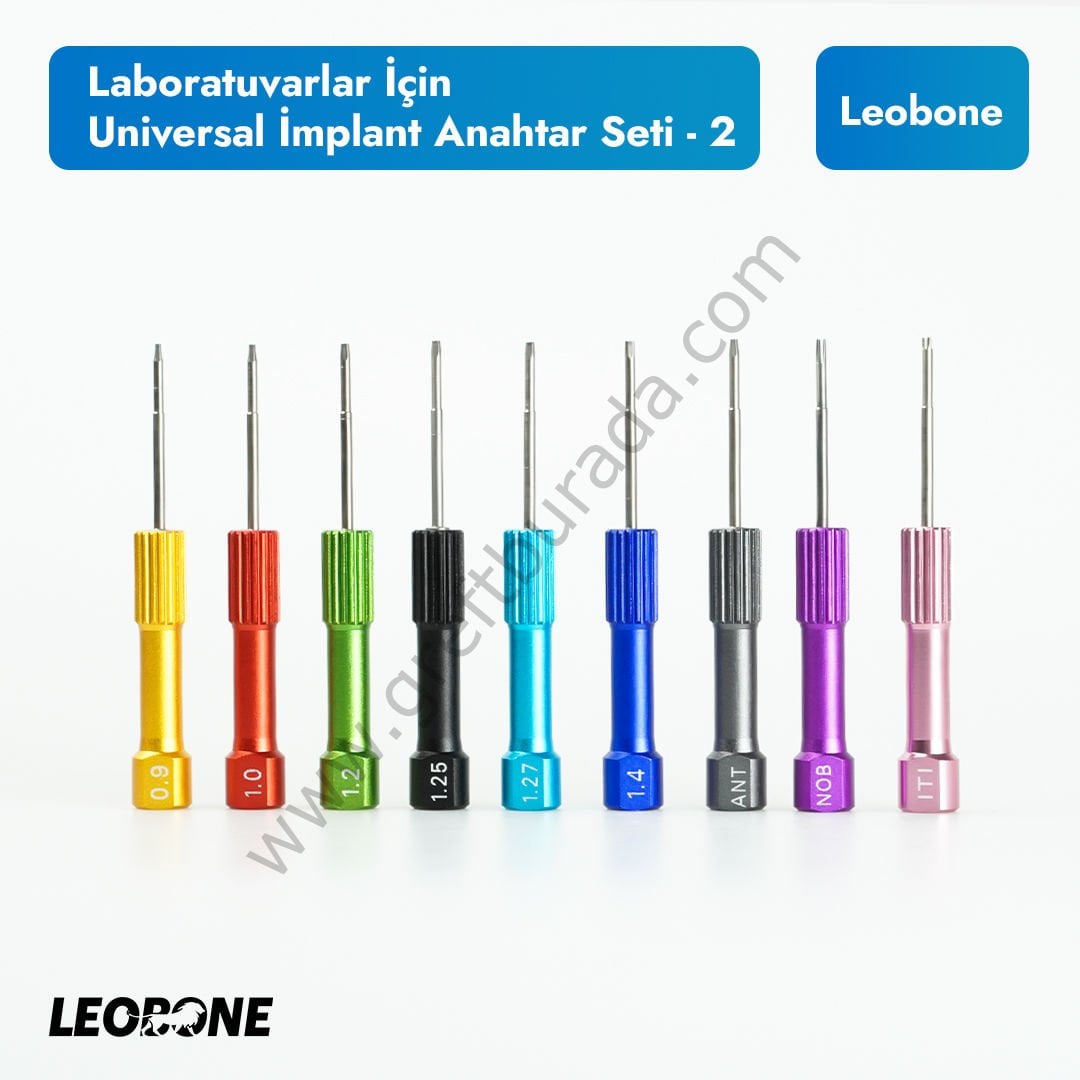 Universal Implant Anahtar Seti 2 | Laboratuvarlar İçin