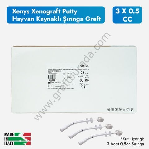 Xenys Hayvansal Kaynaklı Dental Putty (3 x 0.5cc)