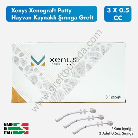 Xenys Hayvansal Kaynaklı Dental Putty (3 x 0.5cc)