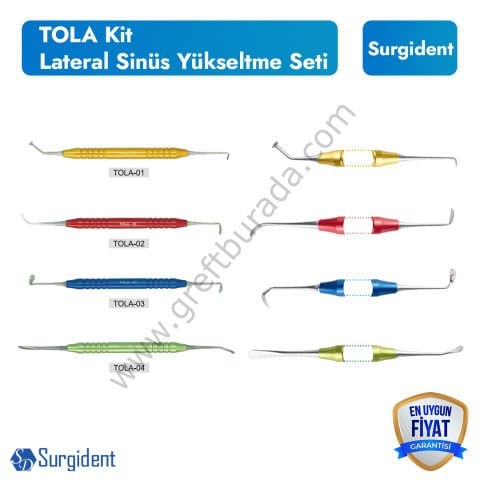 Surgident TOLA Kit | Lateral Sinüs Yükseltme Seti