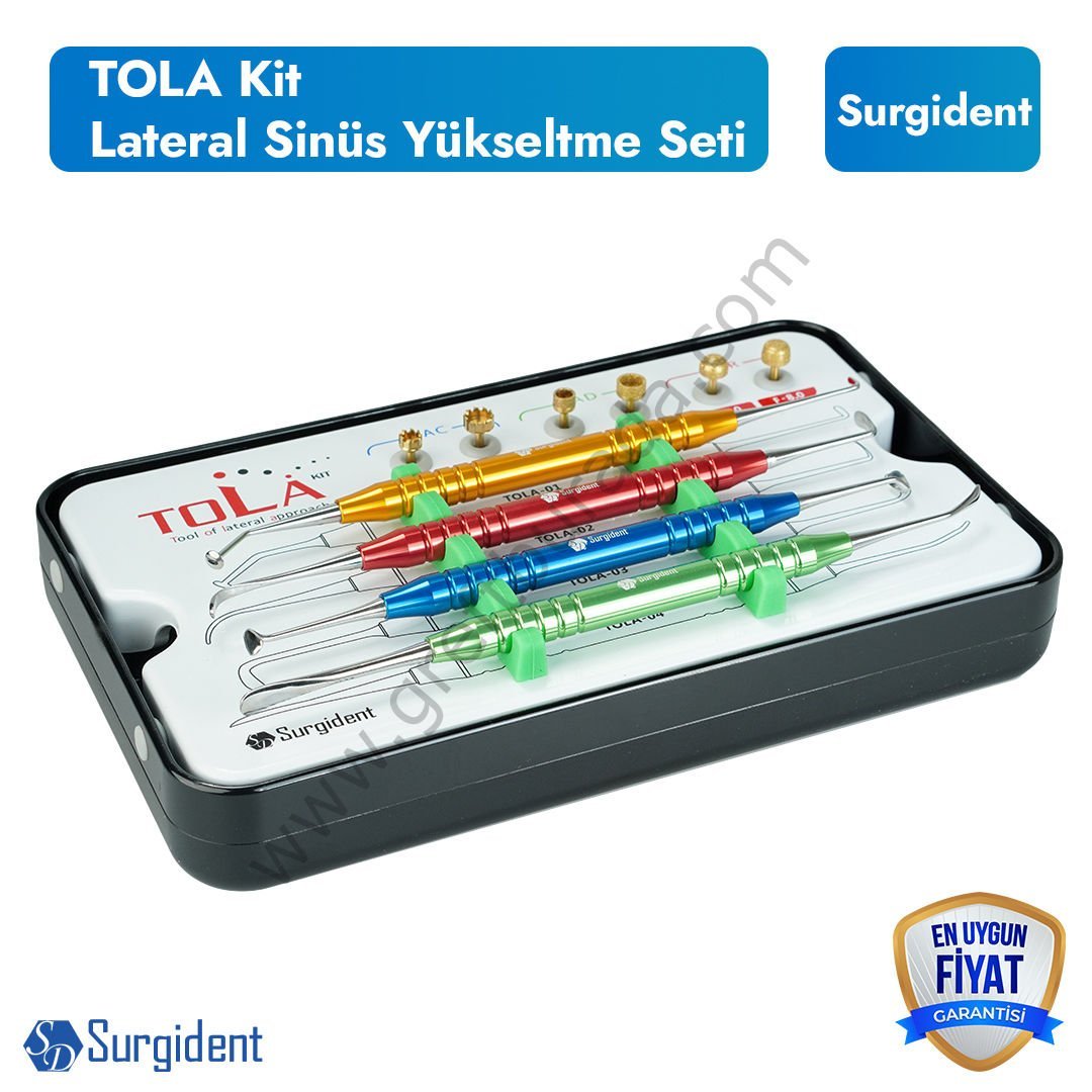 Surgident TOLA Kit | Lateral Sinüs Yükseltme Seti