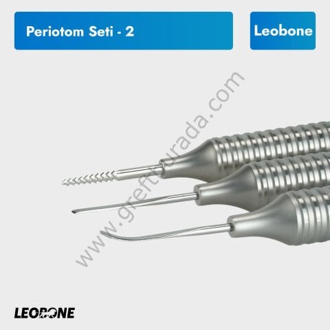 Leobone Periotom Seti – Nikel Titanyum | Atravmatik Çekim