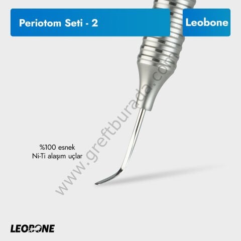 Leobone Periotom Seti – Nikel Titanyum | Atravmatik Çekim