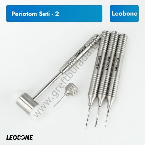 Leobone Periotom Seti – Nikel Titanyum | Atravmatik Çekim