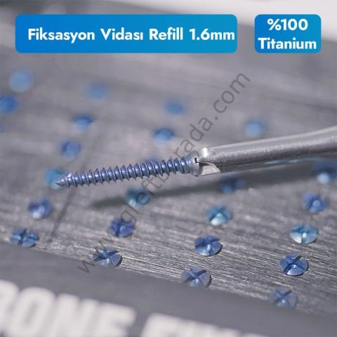Fiksasyon Vidası Refil 1.6 mm