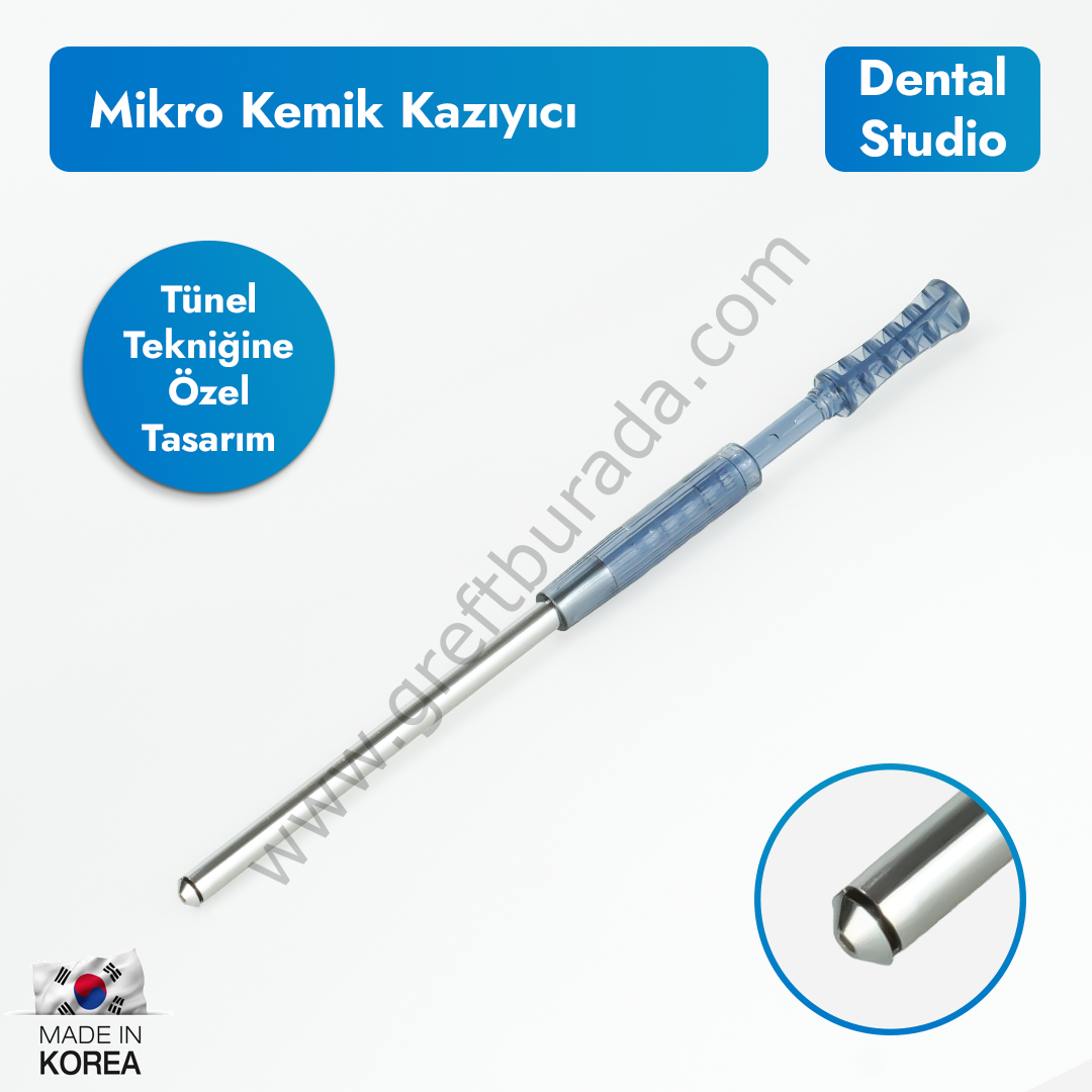 Dental Studio Mikro Kemik Kazıyıcı (Bone Scraper)