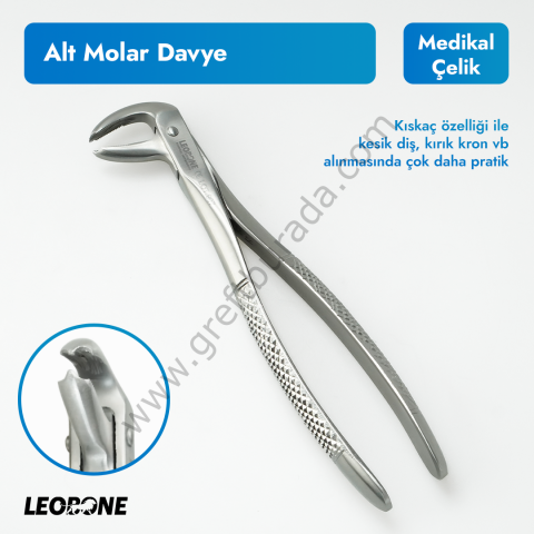 Alt Molar Davye - Kıskaçlı