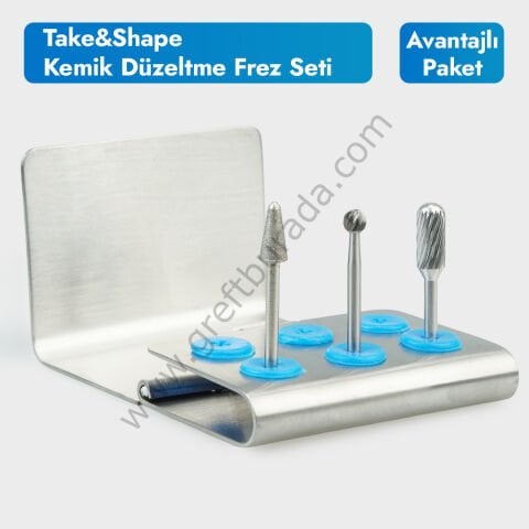 Take and Shape Kemik Düzeltme Frez Seti