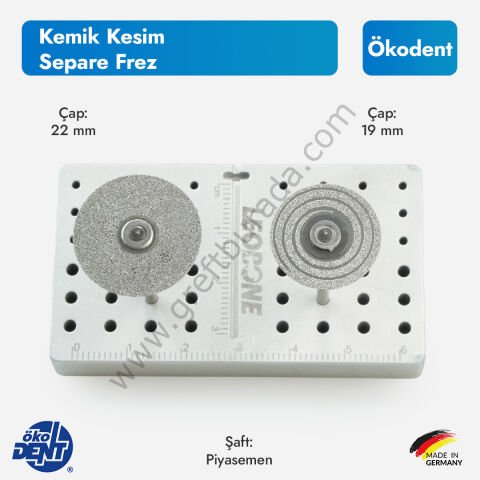 Ökodent Kemik Kesim Separe Frezleri