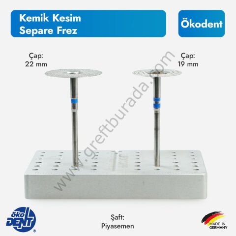 Ökodent Kemik Kesim Separe Frezleri