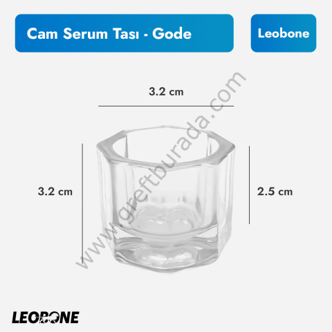 Cam Greft Karıştırma/Hazırlama Kabı - Cam Gode