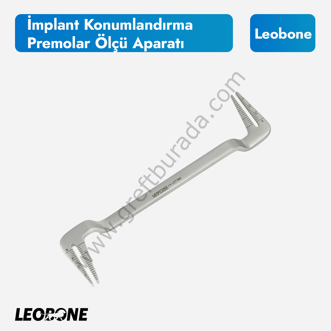 İmplant Kılavuzu | Premolar Diş Arası Ölçü Aparatı