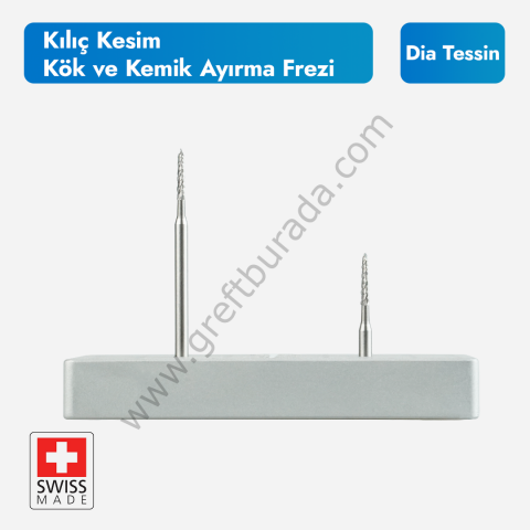 Dia Tessin Kılıç Kesim Kök Kemik Ayırma Frezi - 1.6 mm