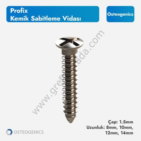 Profix Kemik Sabitleme Vidası