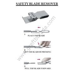 Güvenli Bistüri Sökücü/Safety Blade Remover