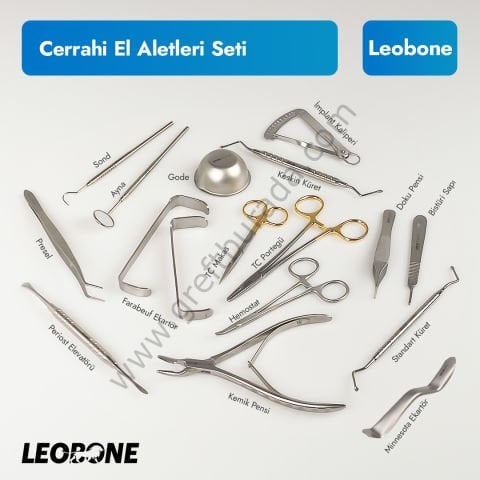 Leobone Cerrahi El Aletleri Seti