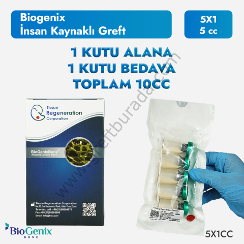 Biogenix Allogreft 5X1CC | Cortical-Cancellous Powder 0.15-1.0mm