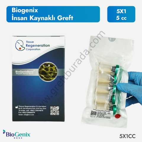 Biogenix Allogreft 5X1CC | Cortical-Cancellous Powder