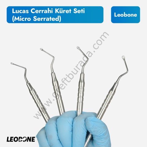 Lucas Cerrahi Küret Seti (Micro Serrated)