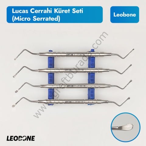 Lucas Cerrahi Küret Seti (Micro Serrated)
