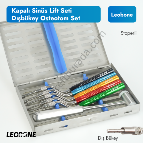 Kapalı Sinüs Lift | Osteotom Seti Dışbükey (Internal Sinus Lifting Kit Convex)
