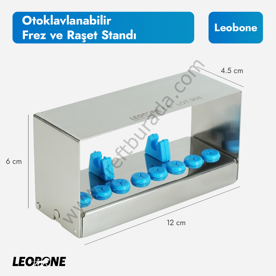 Otoklavlanabilir Frez ve Raşet Standı