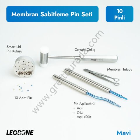 Membran Sabitleme Pin Seti 10 Pinli (Smart Bone Tack Kit)