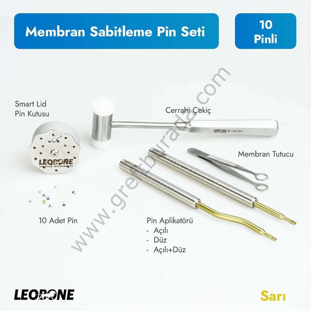 Membran Sabitleme Pin Seti 10 Pinli (Smart Bone Tack Kit)