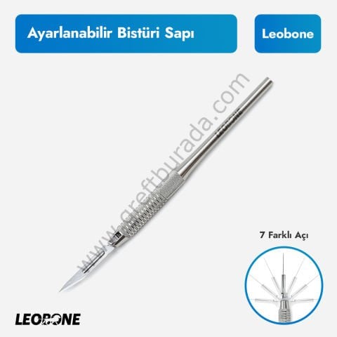 Leobone Ayarlanabilir Bistüri Sapı (7 Açı Ayarlı)
