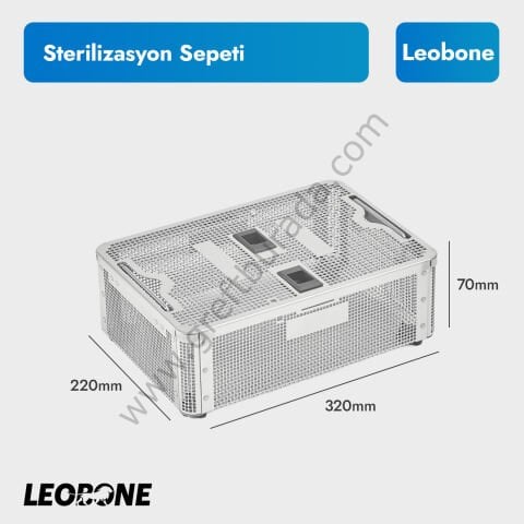 Sterilizasyon Sepeti 320mmx220mmx70mm