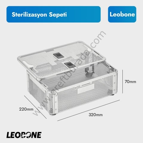 Sterilizasyon Sepeti 320mmx220mmx70mm