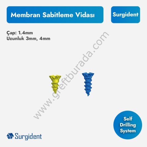 Surgident Membran Sabitleme Vidaları