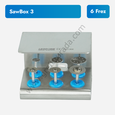 SawBox 3 Kemik Kesim Separe Frez Seti