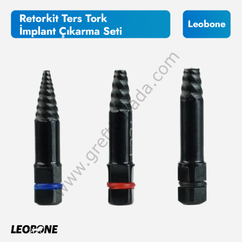 Retorkit Ters Tork İmplant Frez Seti