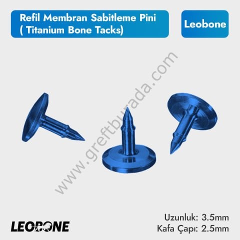 Refil Membran Sabitleme Pini ( Titanium Bone Tacks)