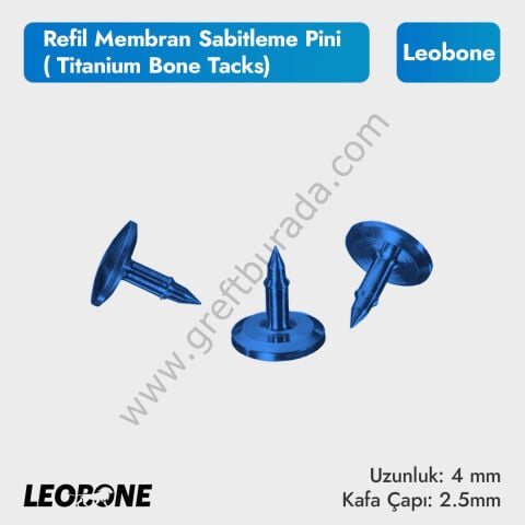 Refil Membran Sabitleme Pini ( Titanium Bone Tacks)