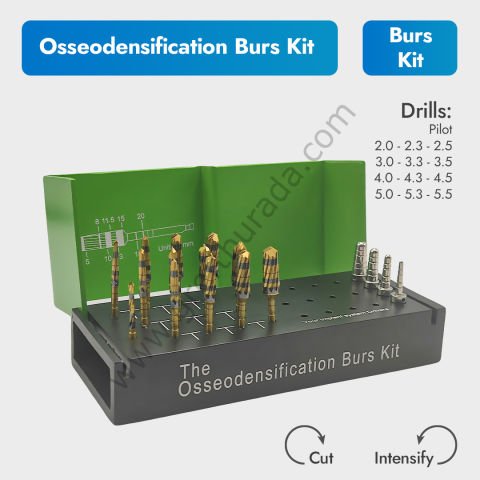 Osseodensification Burs Kit Klasik (Kemik Sıkılaştırma Seti)