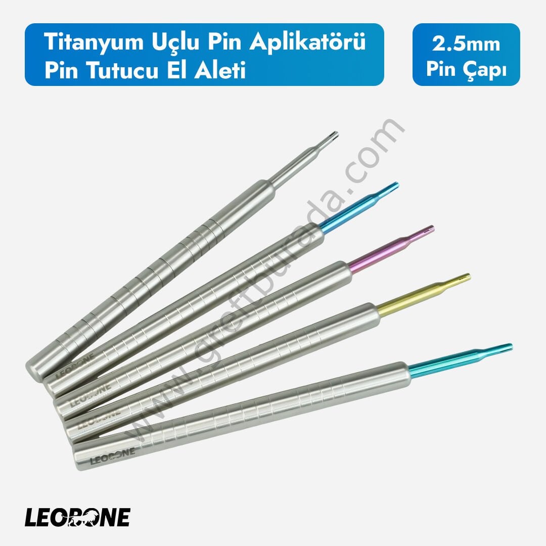 Titanyum Uçlu Pin Aplikatörü | Uygulama Aparatı 2.5mm