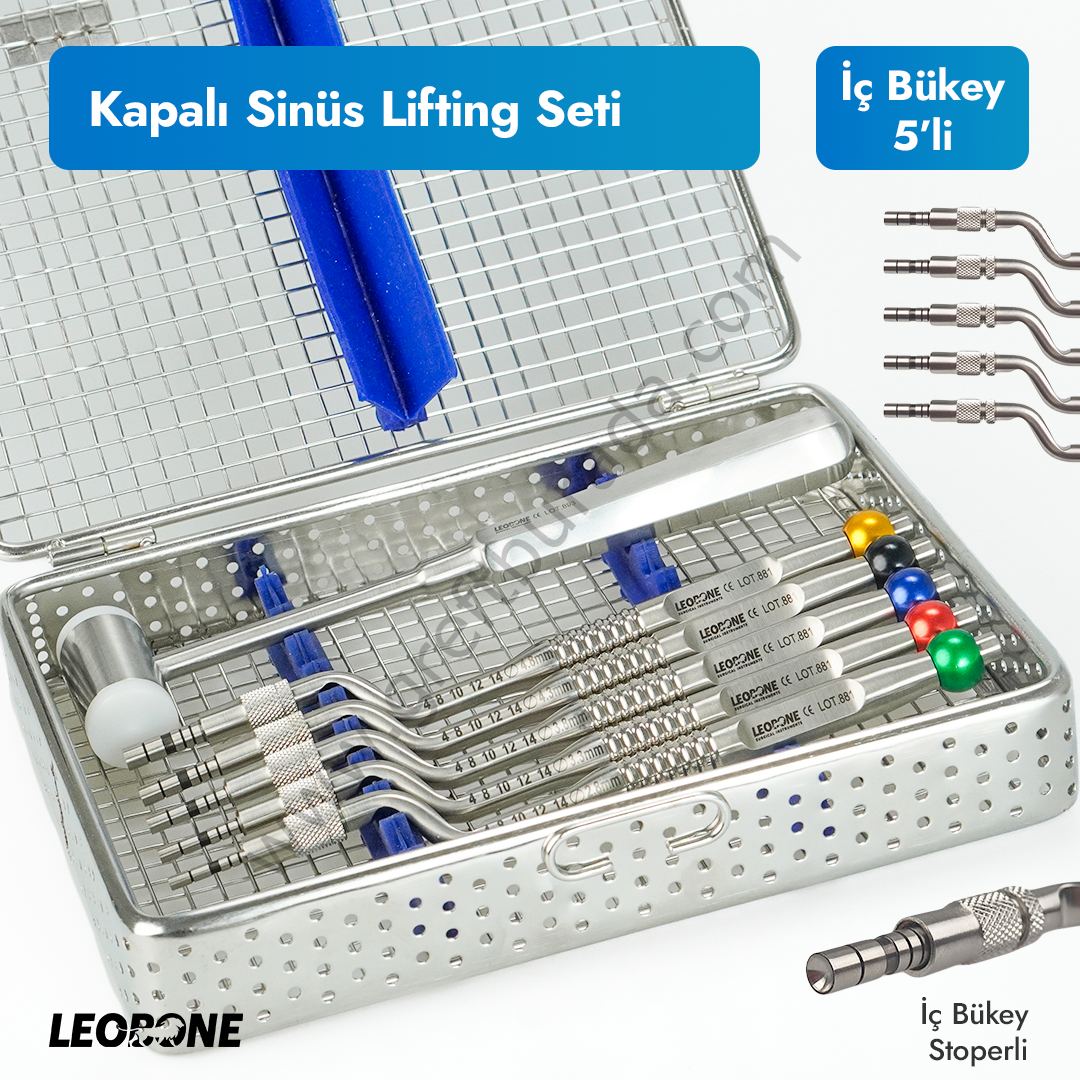 Osteotom Set İçbükey (Kapalı Sinüs Lift Kiti) Ball