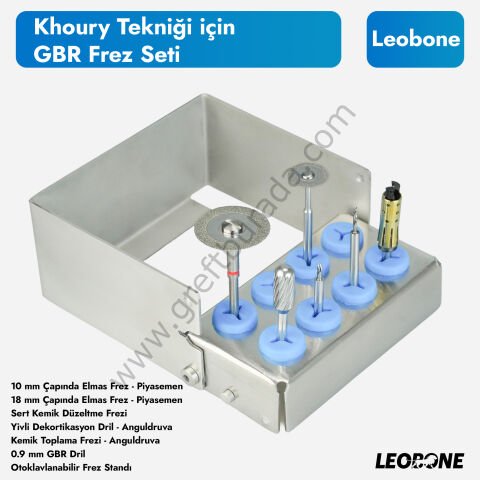 Khoury Tekniği için GBR Frez Seti